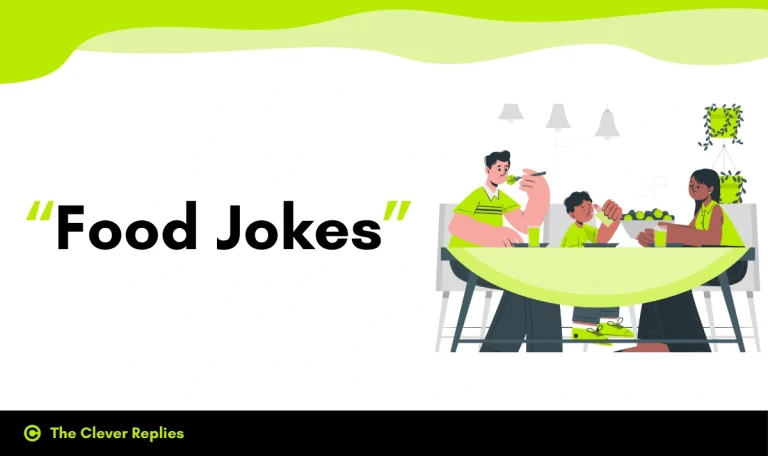 funny food jokes illustration