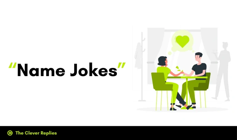 Screenshot-style image showing pick-up lines in chat bubbles